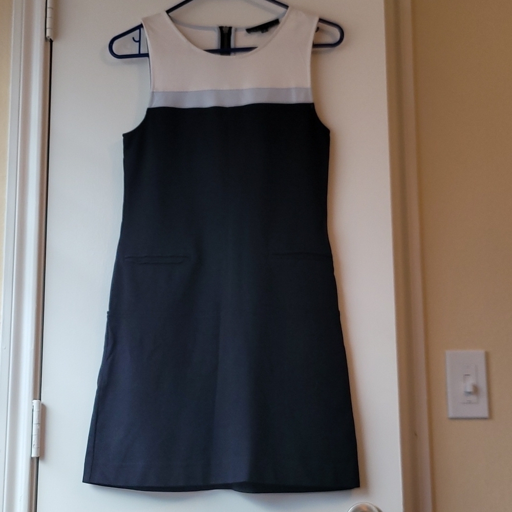 Sanctuary Mini Black White and Blue Dress Size Small